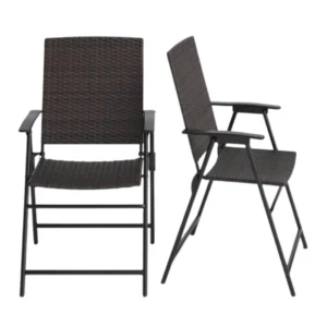Front and Back Side Of Lawn Chairs