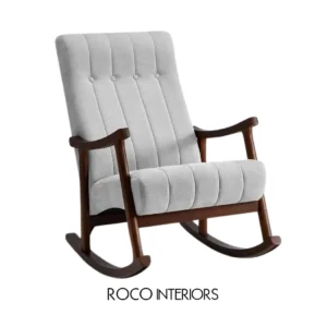 Front view of rocking chair