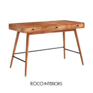 Roco Script Wooden Study Table right tilted view
