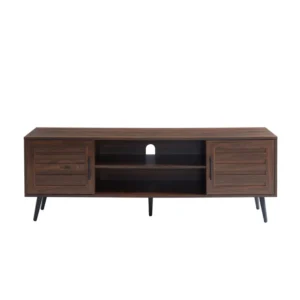 Classic Walnut TV Stand feature